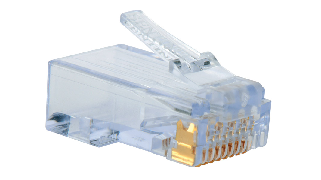 11108080034 - Category 6 One-piece Crimp RJ45 plug