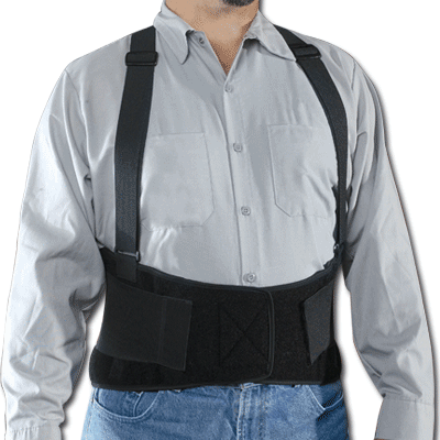 13667 - Direct Safety Premium Back Support with Suspenders: X-Large