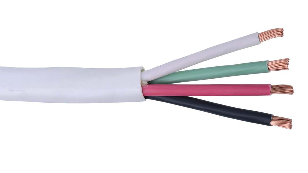 14-4C-EX+-BLK - EXTRAFLEX 14 AWG 4-Conductor Heavy-Duty Speaker Cable