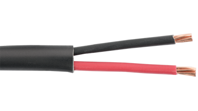 18-2C-P-BLK - Commercial Grade General Purpose 18 AWG 2 Conductor Plenum Cable