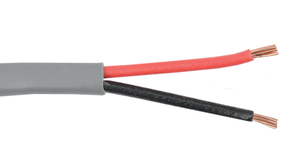 22-2C-GRY - Commercial Grade General Purpose 22 AWG 2-Conductor Cable