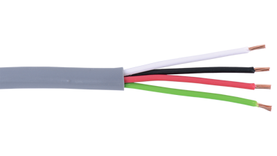 22-4C-GRY-BX - Commercial Grade General Purpose 22 AWG 4-Conductor Cable