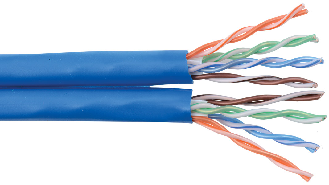 24-8P-L6-SIAM-BLU - Category 6 U/UTP EN Series 23 AWG 4 Pair Unshielded Cable