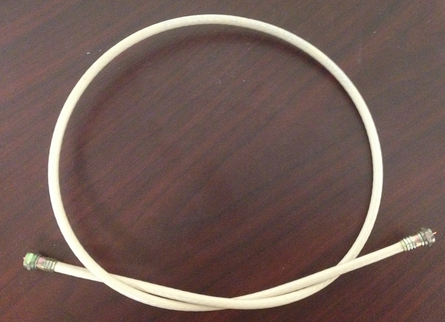 36BGAGC1V - CATV CBL FM-M RG59 3' BEIGE