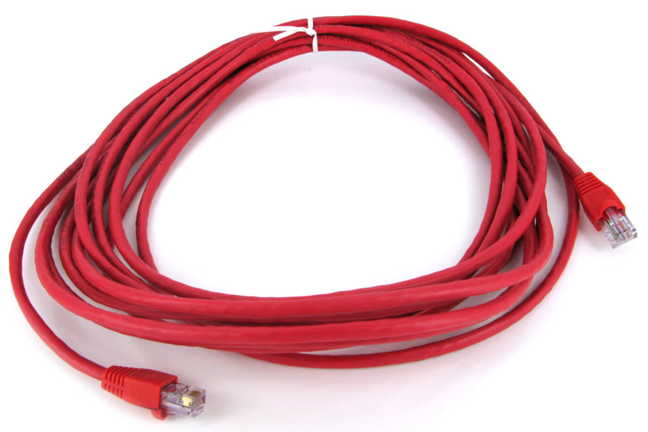 AD240RD45L54PEBX - CAT5E UTP X-OVER PATCH 20' RED