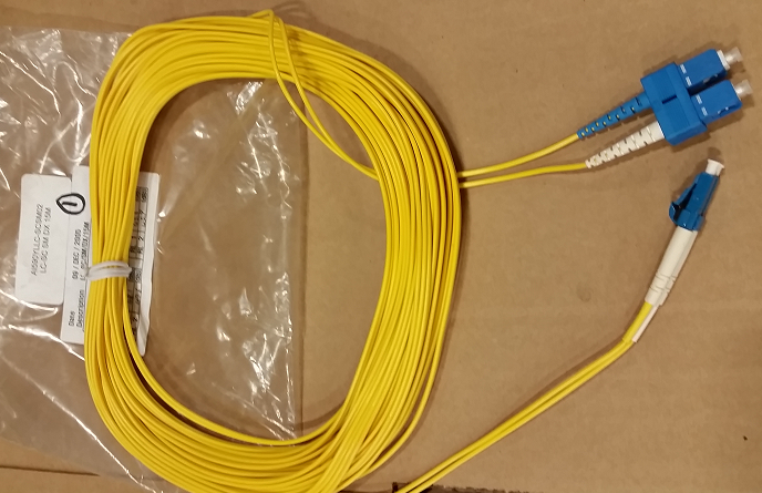 DSMLCSC-001M - Fibertron Duplex Fiber Optic Patch cable OS1 Single Mode LC-SC