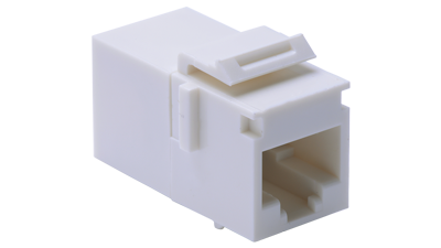 CP-8B-WH - Keystone style RJ45 in-line coupler for Category 6 U/UTP LAN