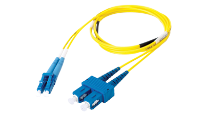 DSMLCSC-003M - LC-SC DUPLEX SM OFNP YEL 3M