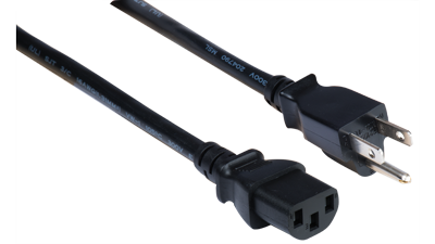 P13A-15P-C13-03 - POWER CORD 5-15P-C13 13A 3'