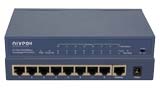 NRS8FP - Niveo 8 Port + Uplink 10/100 PoE+ Network switch