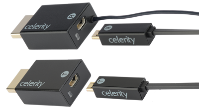 DFO-300P - Celerity Plenum rated Fiber Optic HDMI long distance cable