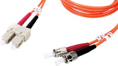 DMM5SCST-001M - Fibertron Duplex Fiber Optic Patch cable OM2 Standard Multimode SC-ST