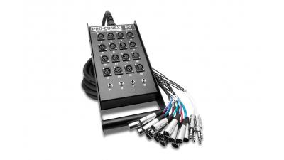SH-16X4-100 - Hosa Technology Stage Box with 16 XLR channels and 4 1/4