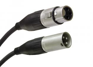 SQ-XLRM-F-6 - Liberty Manufactured tactical microphone and audio XLR 3-pin male to female cable